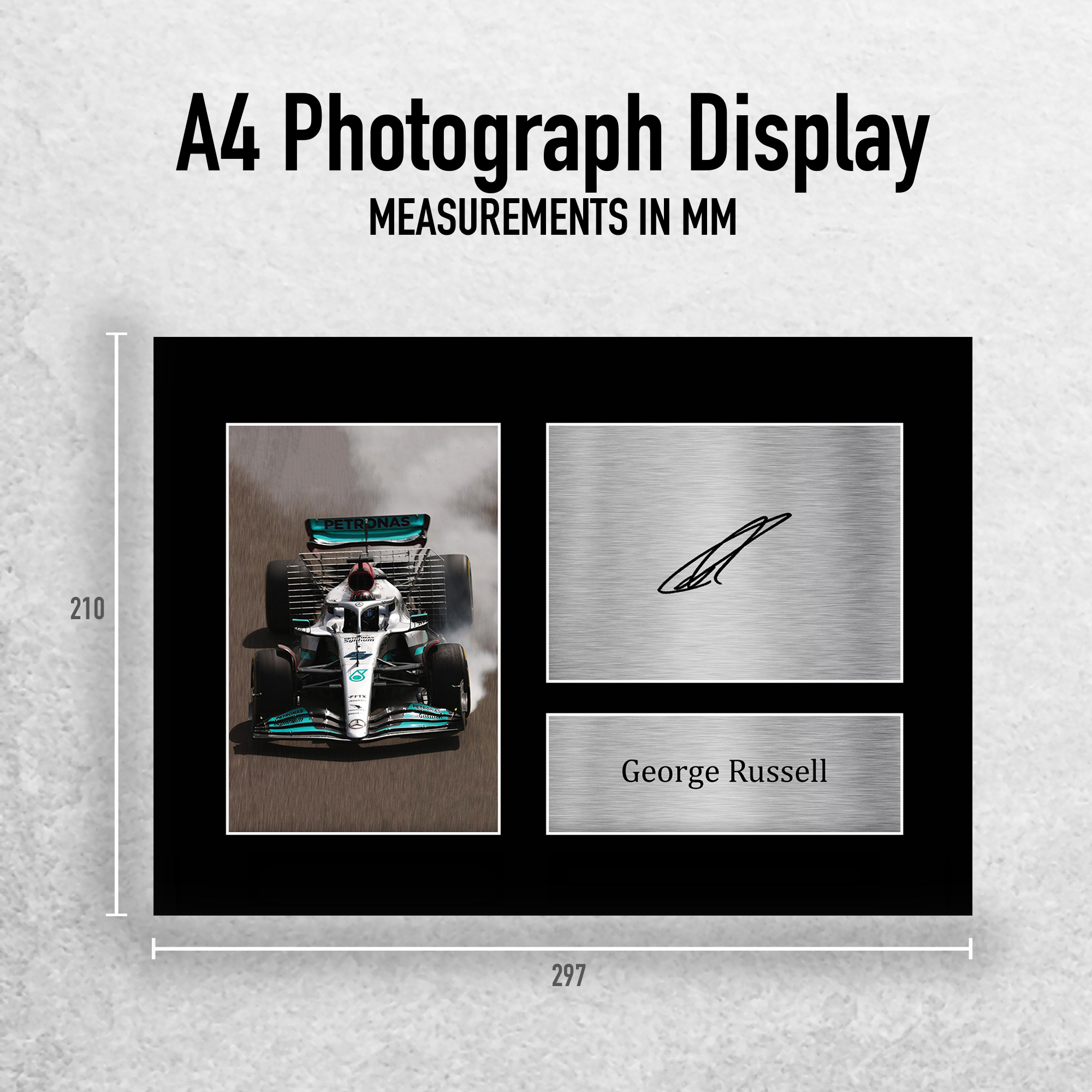 George Russell Formula 1 Gift Idea Signed Photo Prints for Fans of F1 Formula 1 - Picture 11 of 17