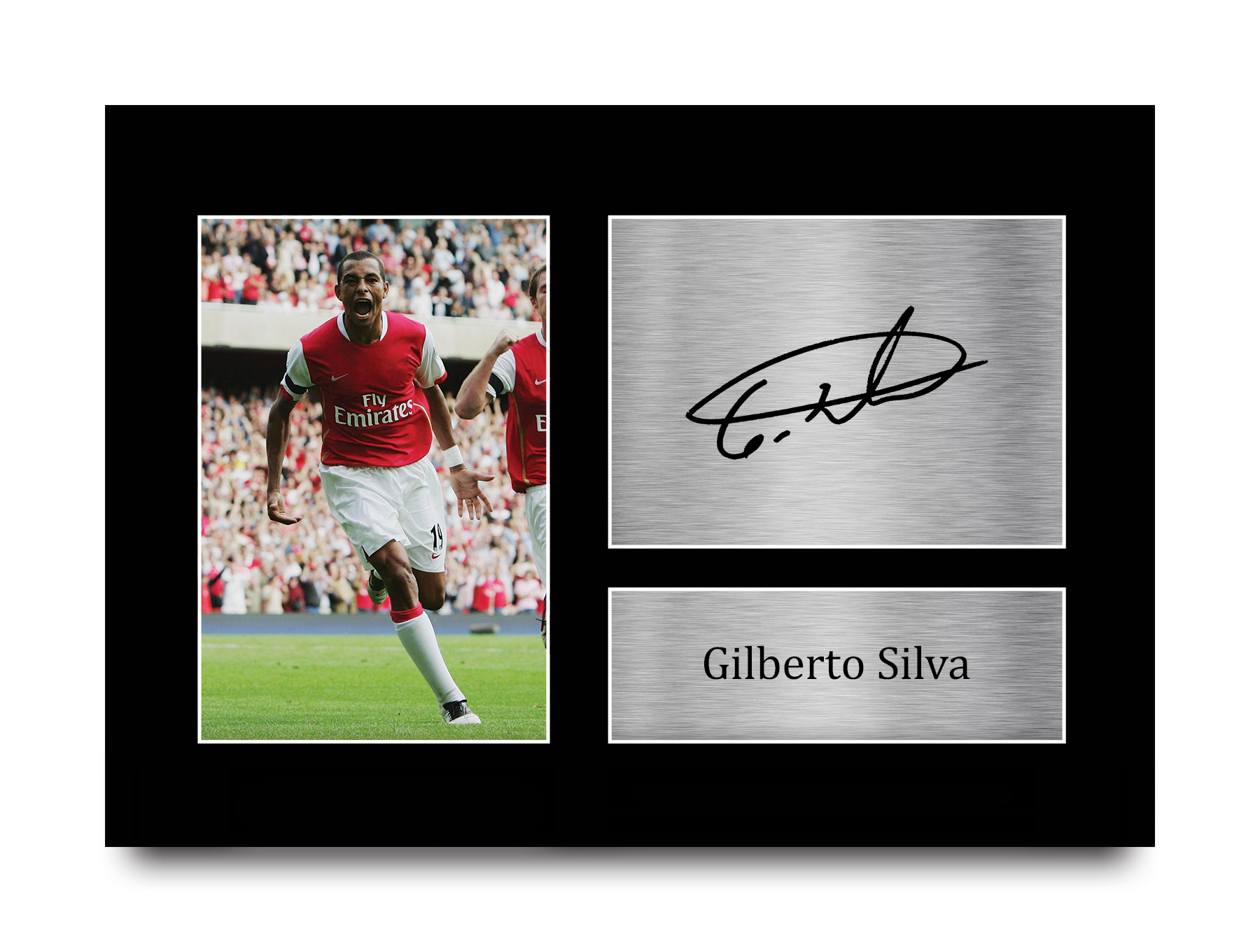 Gilberto Silva Ideas de Regalo Autógrafo Impreso Imagen A4 para Aficionados al Fútbol - Imagen 10 de 17