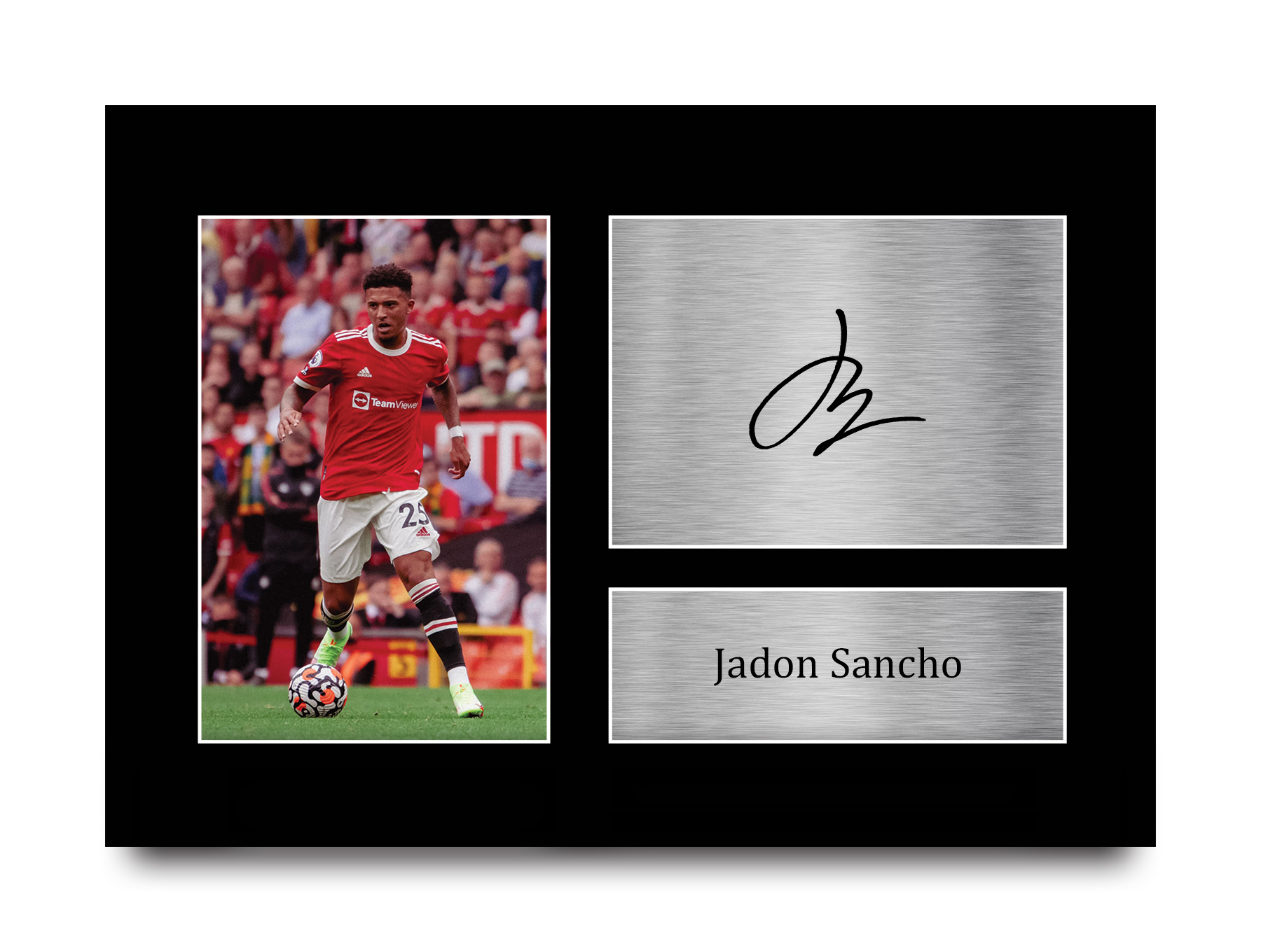 Jadon Sancho Man U Gift Ideas Printed Autograph Picture for Football Fans - Picture 10 of 24