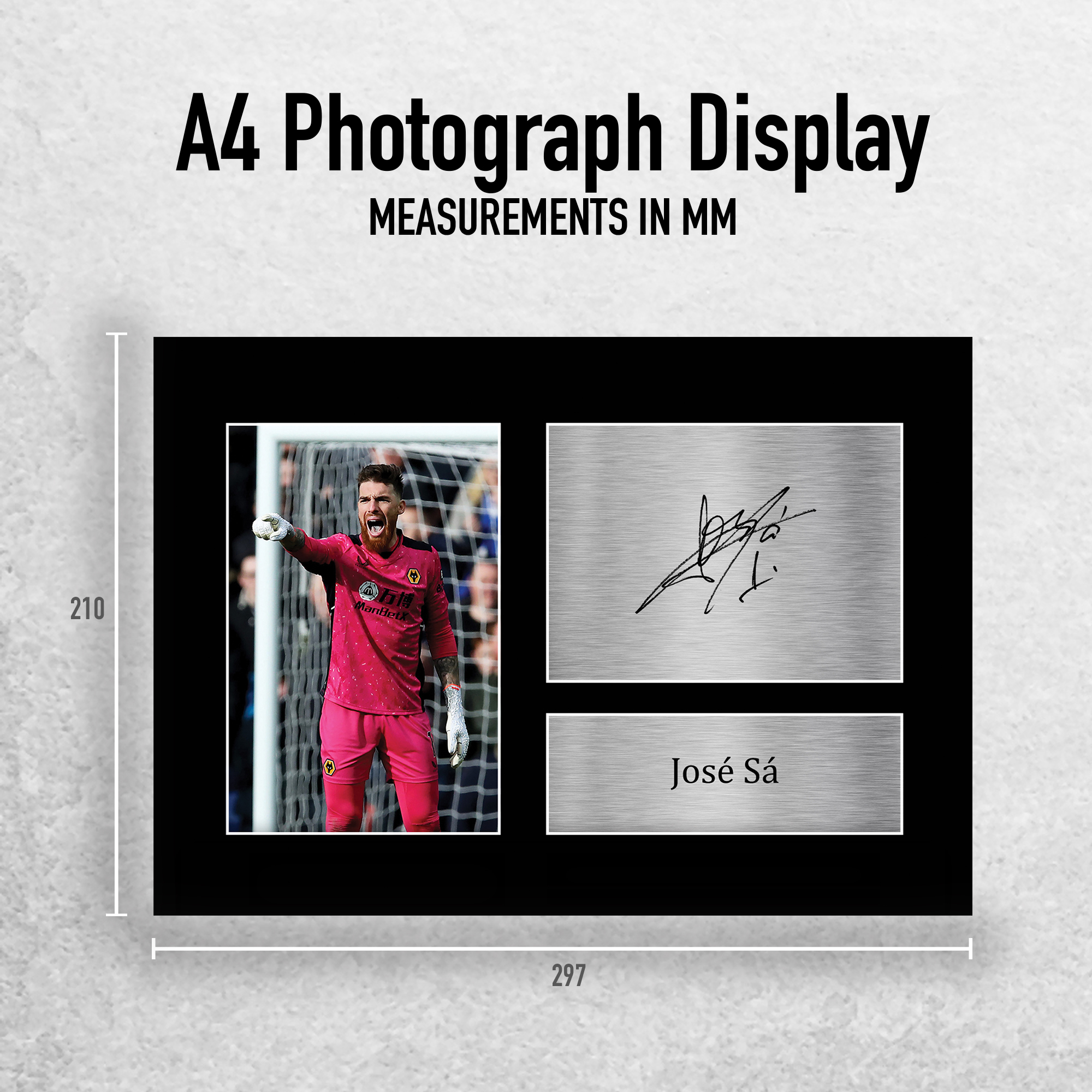 Jose Sa Wolves Excellent Gift Ideas Printed Autograph Picture for Football Fans - Imagen 11 de 17
