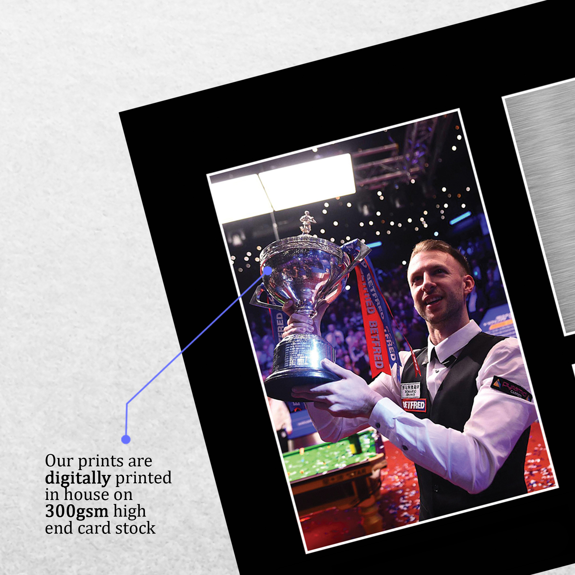 Judd Trump A4 biliardo idea regalo stampata firmata foto design per tifosi WST - Foto 13 di 17