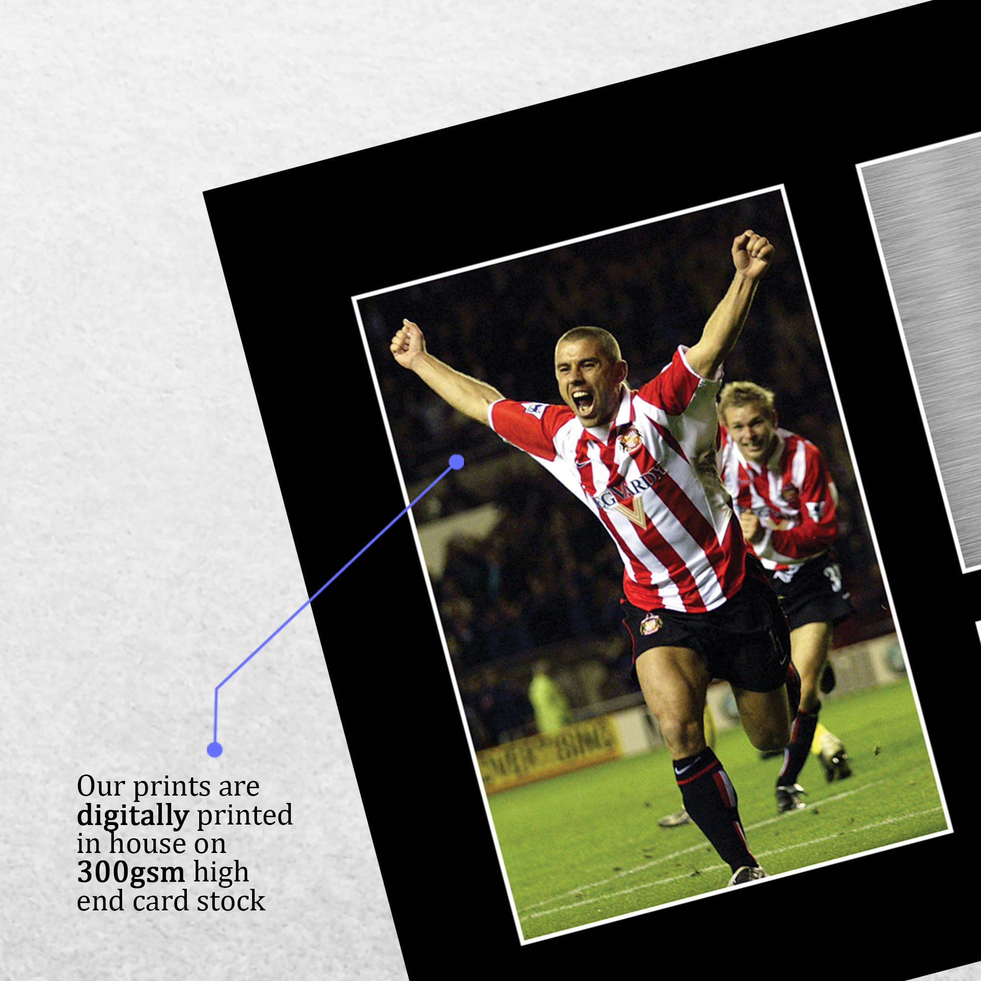 Kevin Phillips Sunderland Framed Printed Autograph Picture for Football Fans - Picture 13 of 28