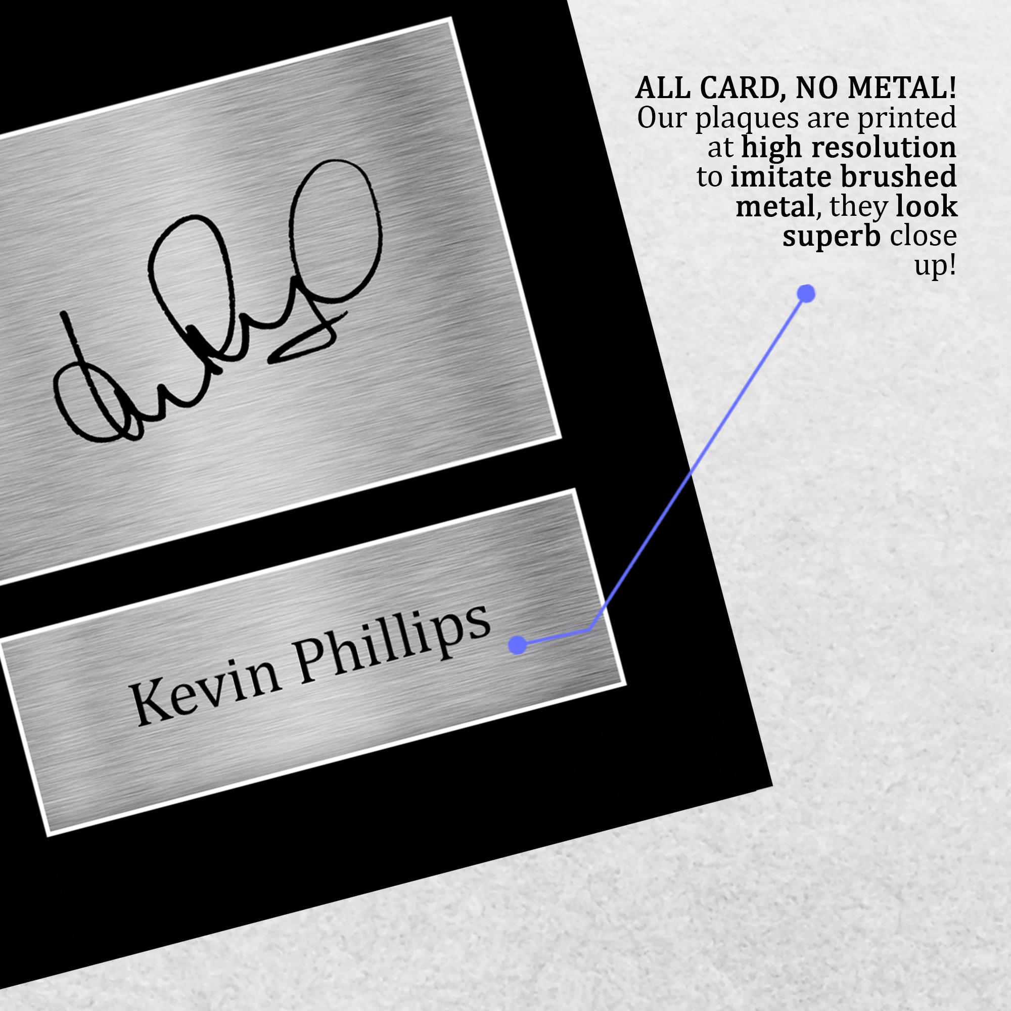 Kevin Phillips Sunderland Framed Printed Autograph Picture for Football Fans - Picture 14 of 28