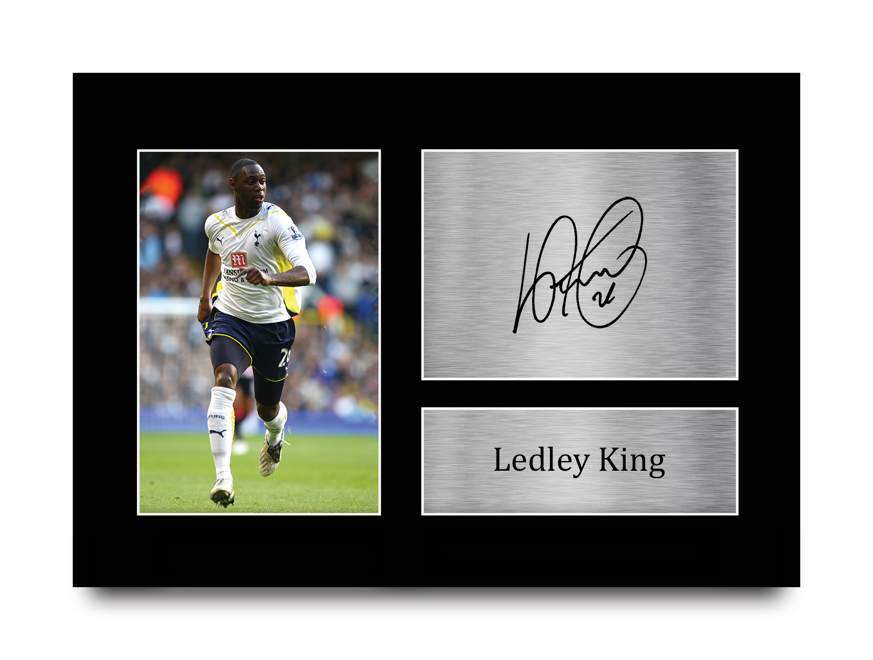 Ledley King Signed Tottenham Hotspurs Football Shirt In A Framed  Presentation : Mega Deal