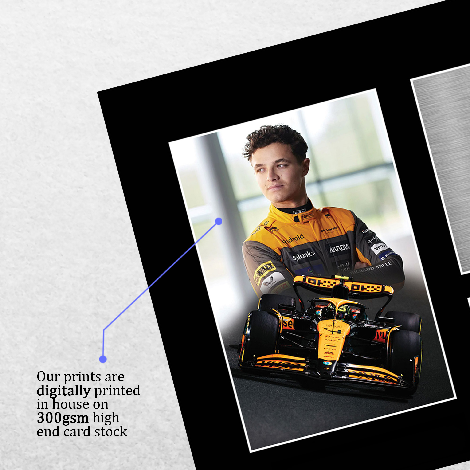 Lando Norris McLaren Cool Gift Idea Framed Photo Prints for Fans of F1 Formula 1 - Picture 12 of 31