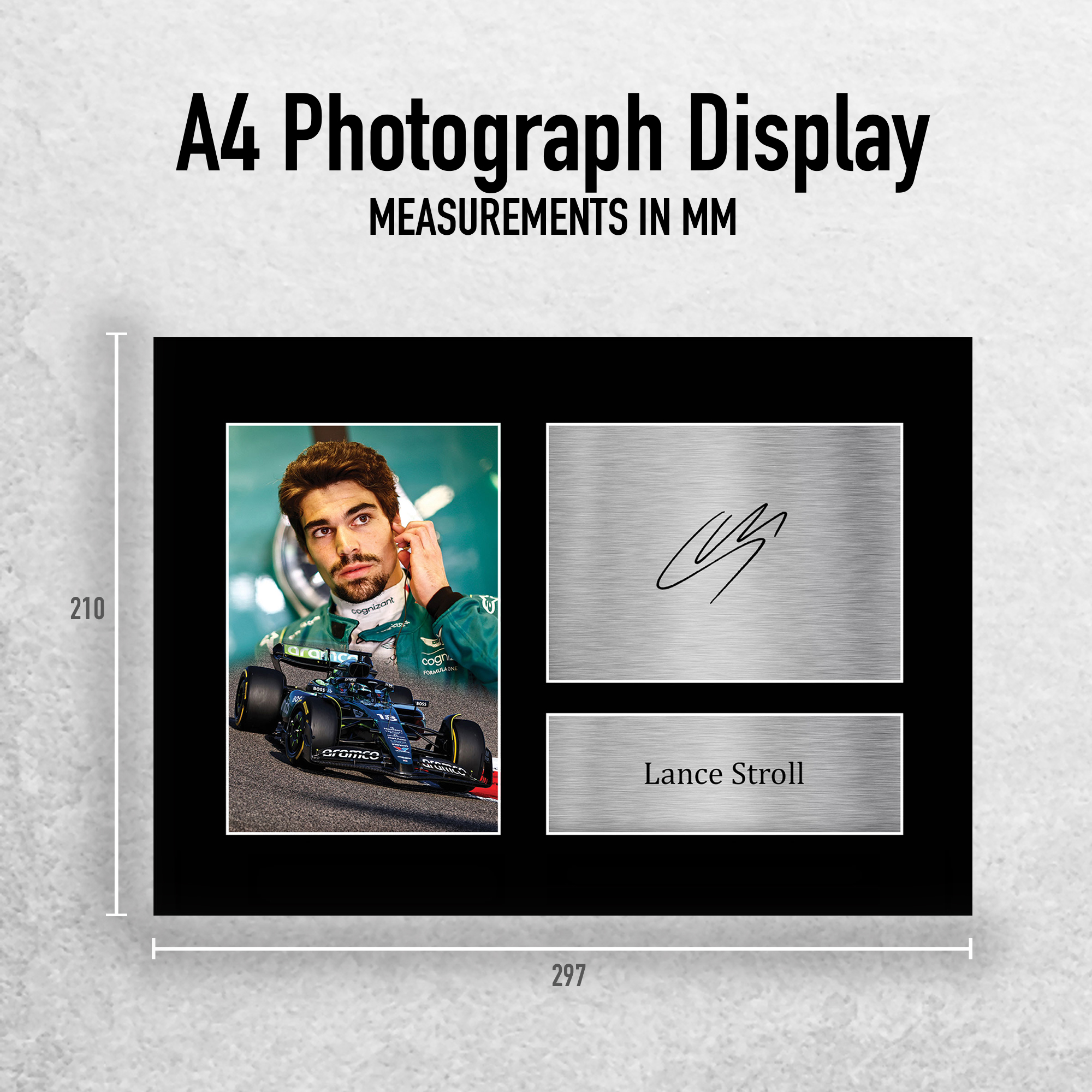 Lance Stroll Aston Martin Gift Idea Framed Photo Prints for Fans of F1 Formula 1 - Picture 11 of 17