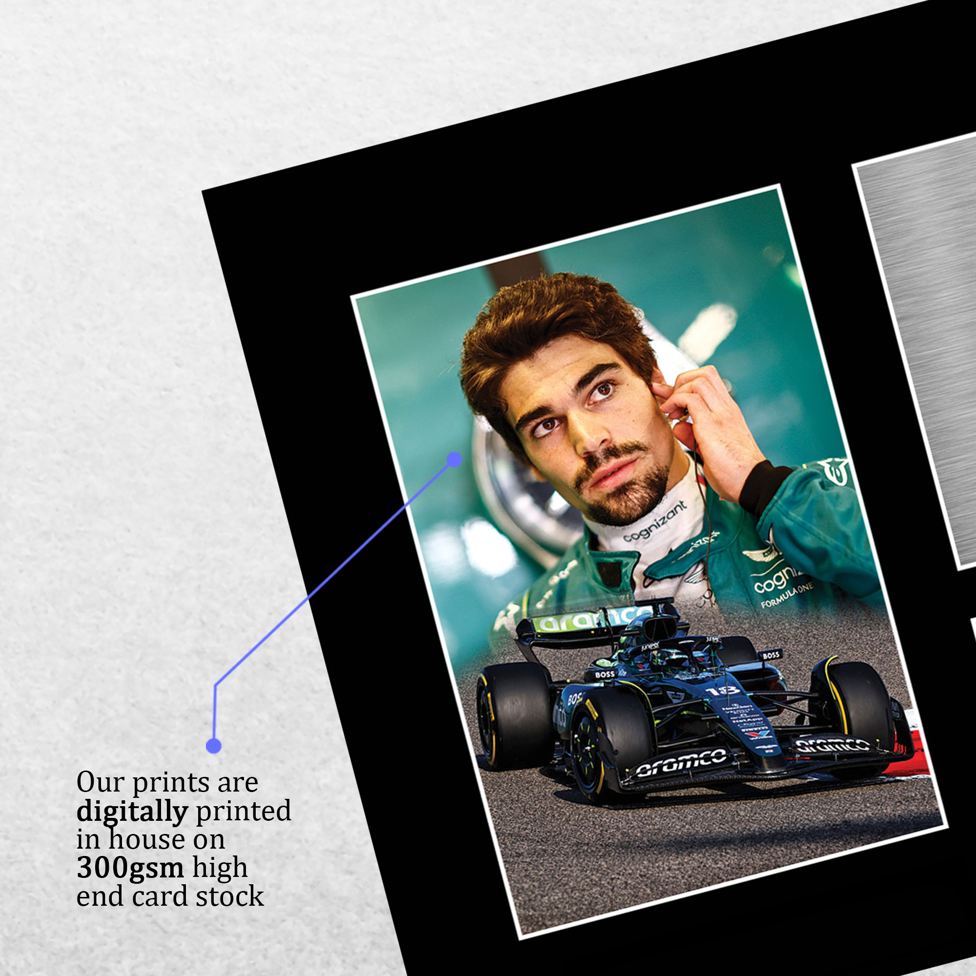 Lance Stroll Aston Martin Gift Idea Framed Photo Prints for Fans of F1 Formula 1 - Picture 13 of 17