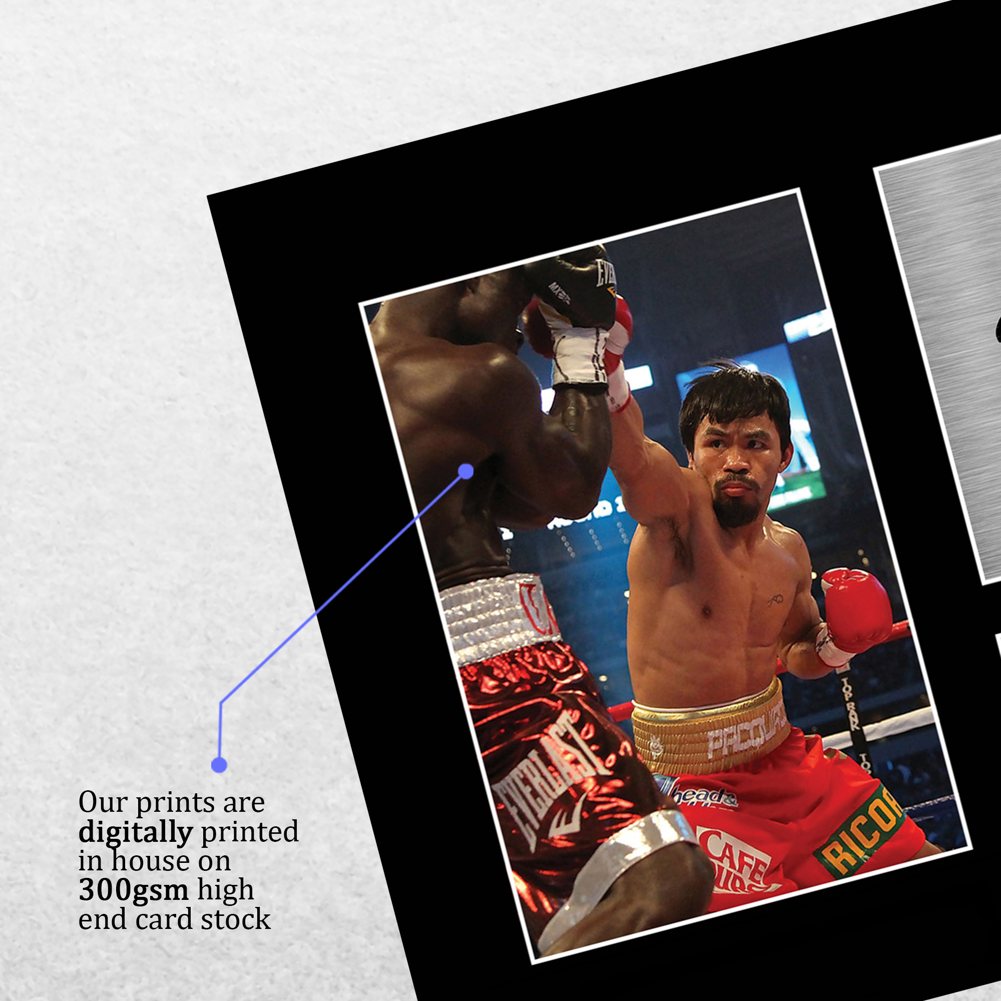 Manny Pacquiao Signed Pre Printed Autograph A4 Photo Gift