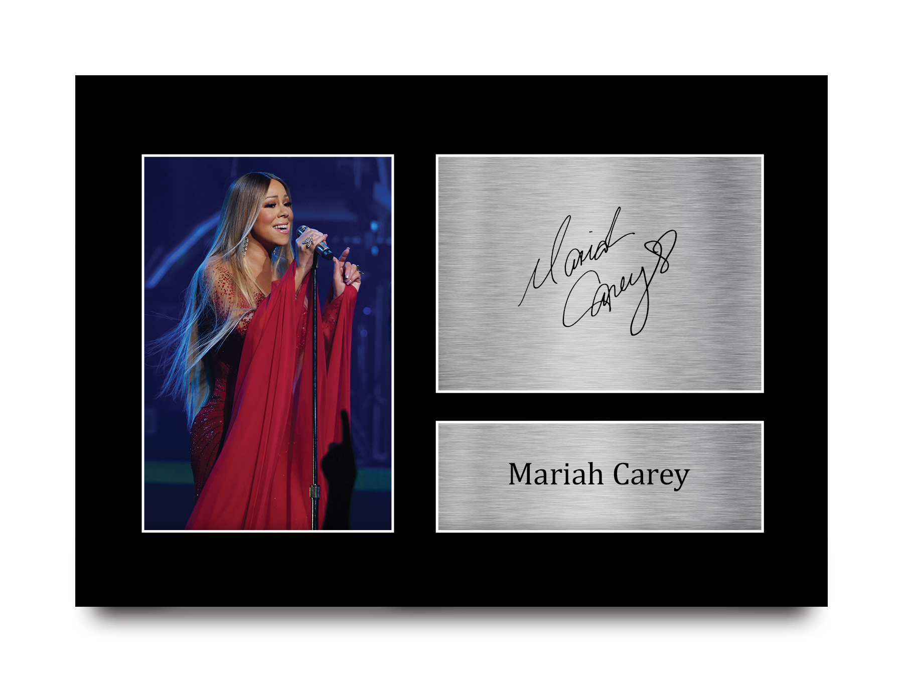 Mariah Carey Signed Pre Printed Autograph A4 Photo Gift For a Pop