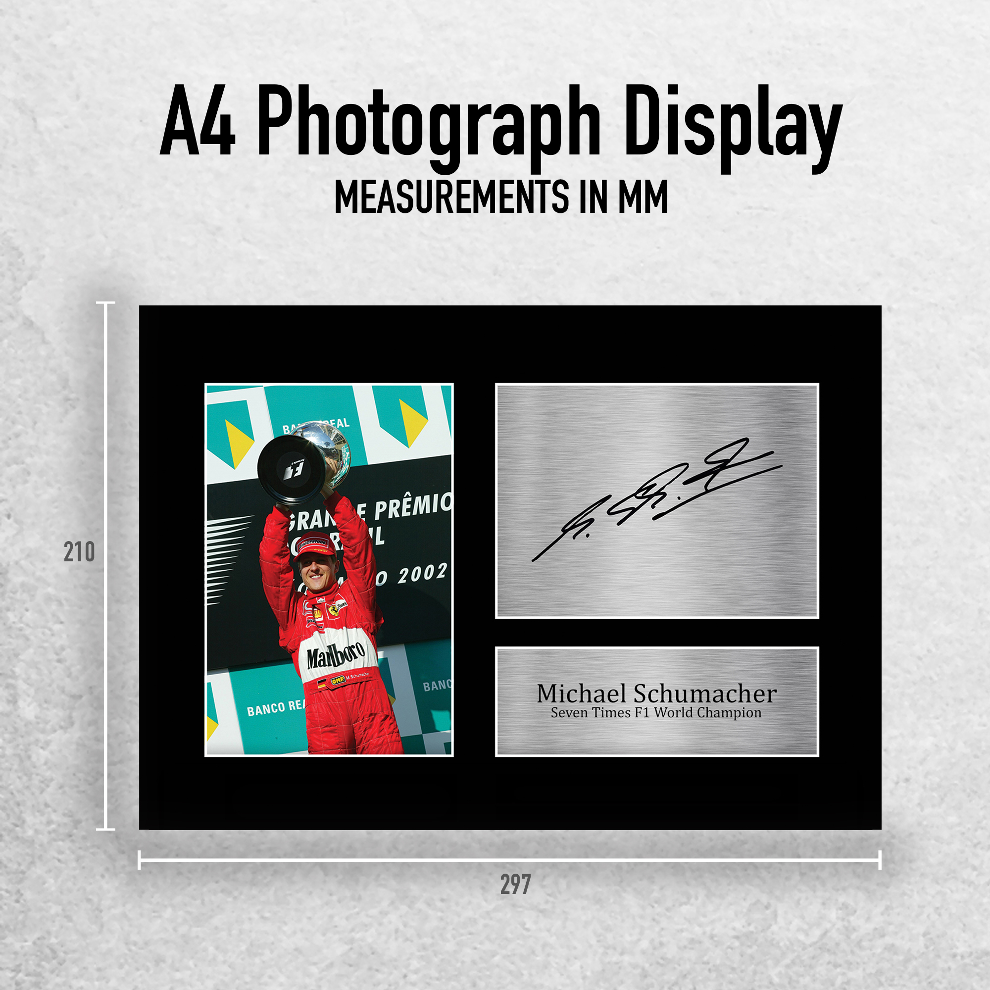 Michael Schumacher Signed Pre Printed Autograph A4 Photo Gift For a F1 Fan - Picture 3 of 24