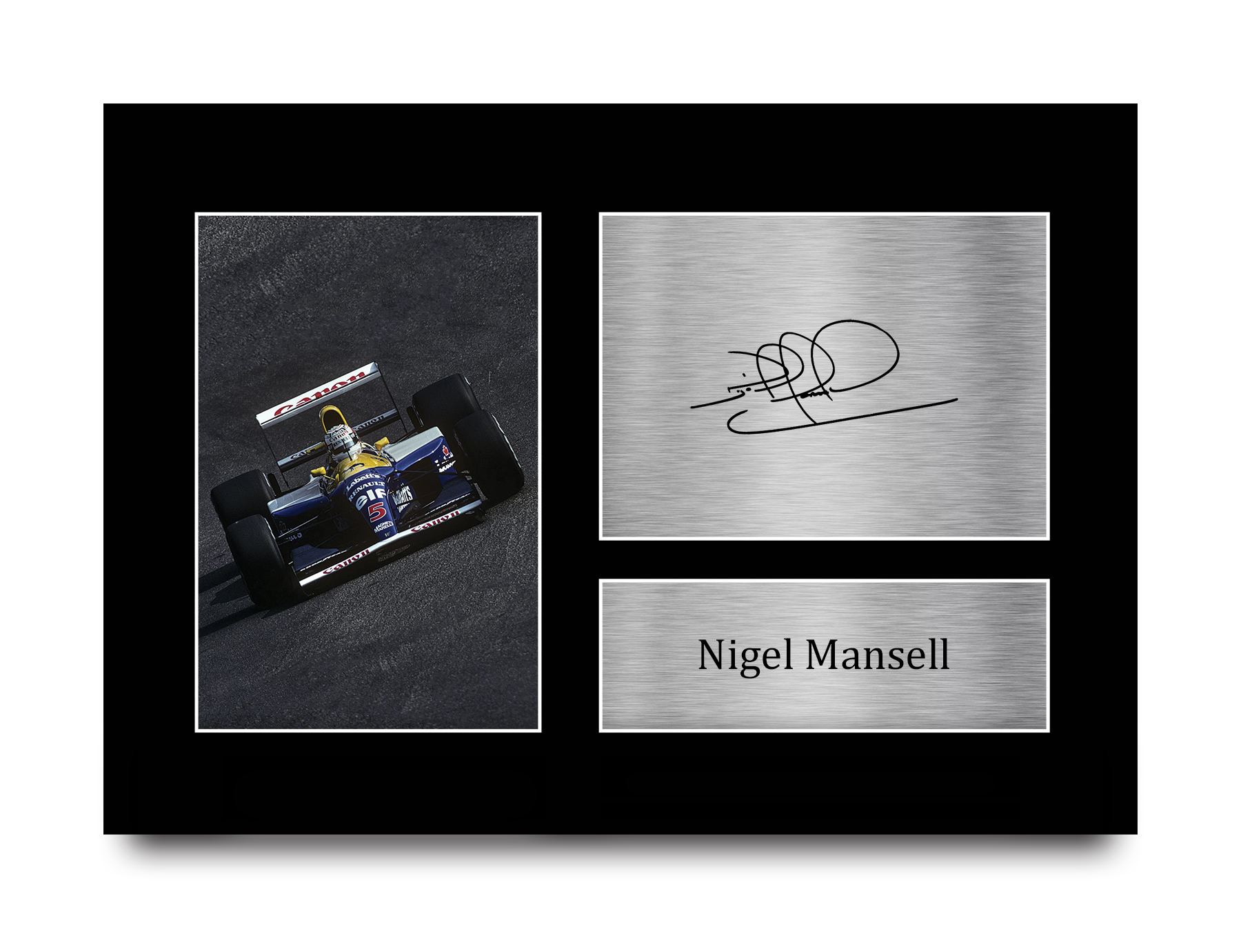Nigel Mansell Formula 1 Gift Signed A4 Photo Prints for Fans of F1 Formula 1 - Picture 10 of 17