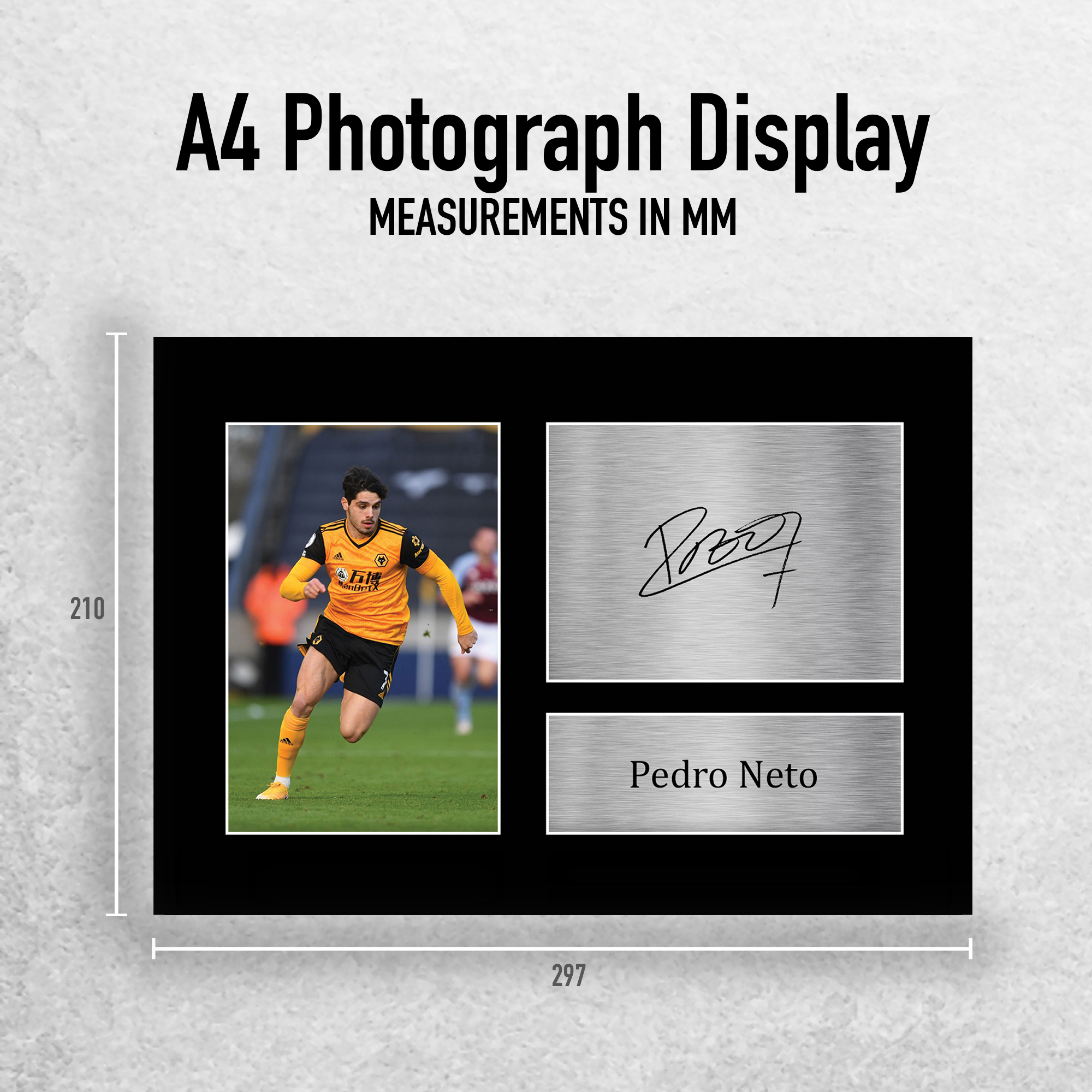 Pedro Neto Gran Idea de Regalo Autógrafo Impreso Imagen A4 para Aficionados al Fútbol - Imagen 11 de 17
