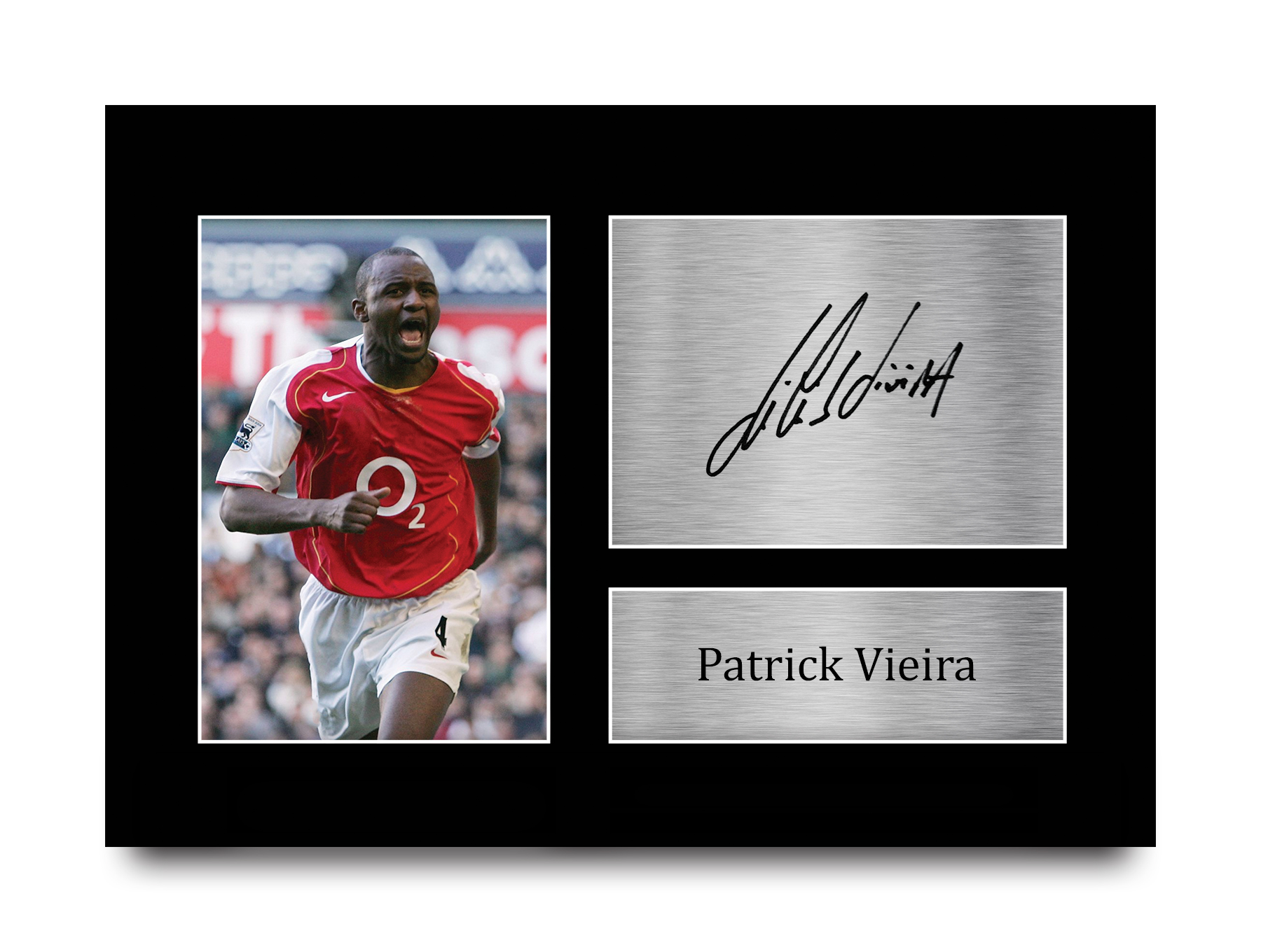 Patrick Vieiraページ Patrick Vieira Signed Pre Printed Autograph A4 Photo Gift For an
