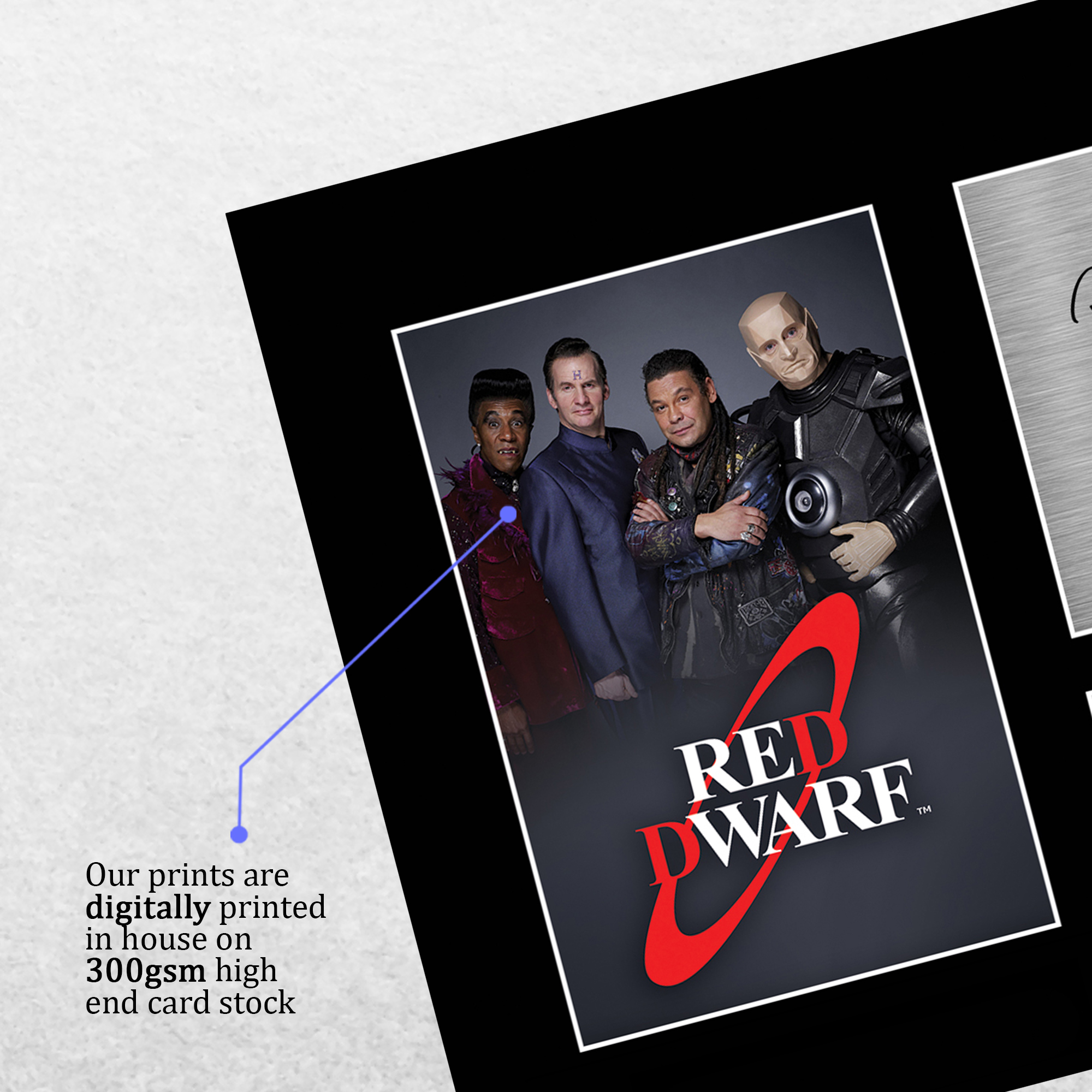 Craig Charles Chris Barrie Robert Llewellyn Danny John-Jules A4 Poster for Fan - Picture 13 of 17
