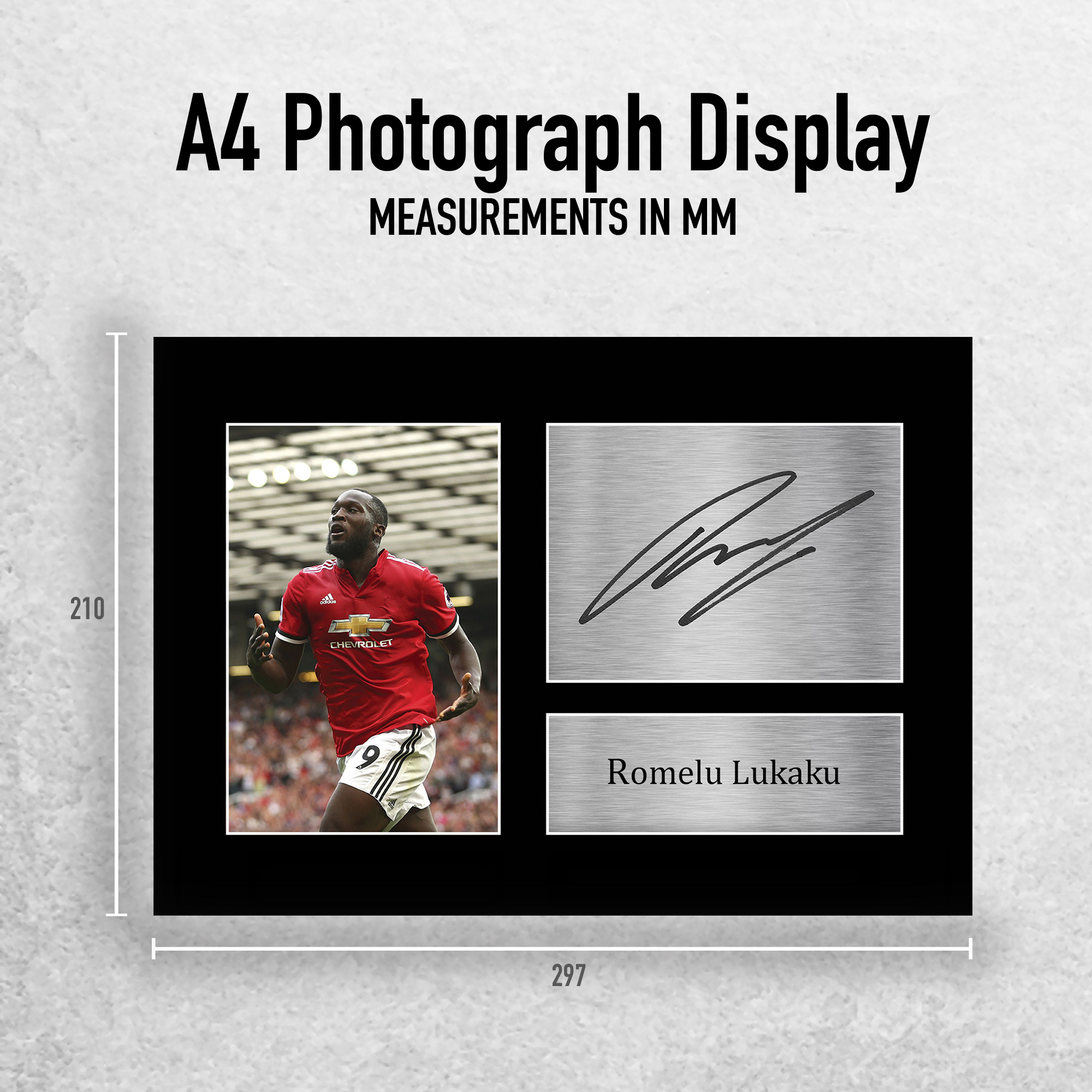 Manchester United Lukaku 直筆サイン入りユニフォーム Lukaku