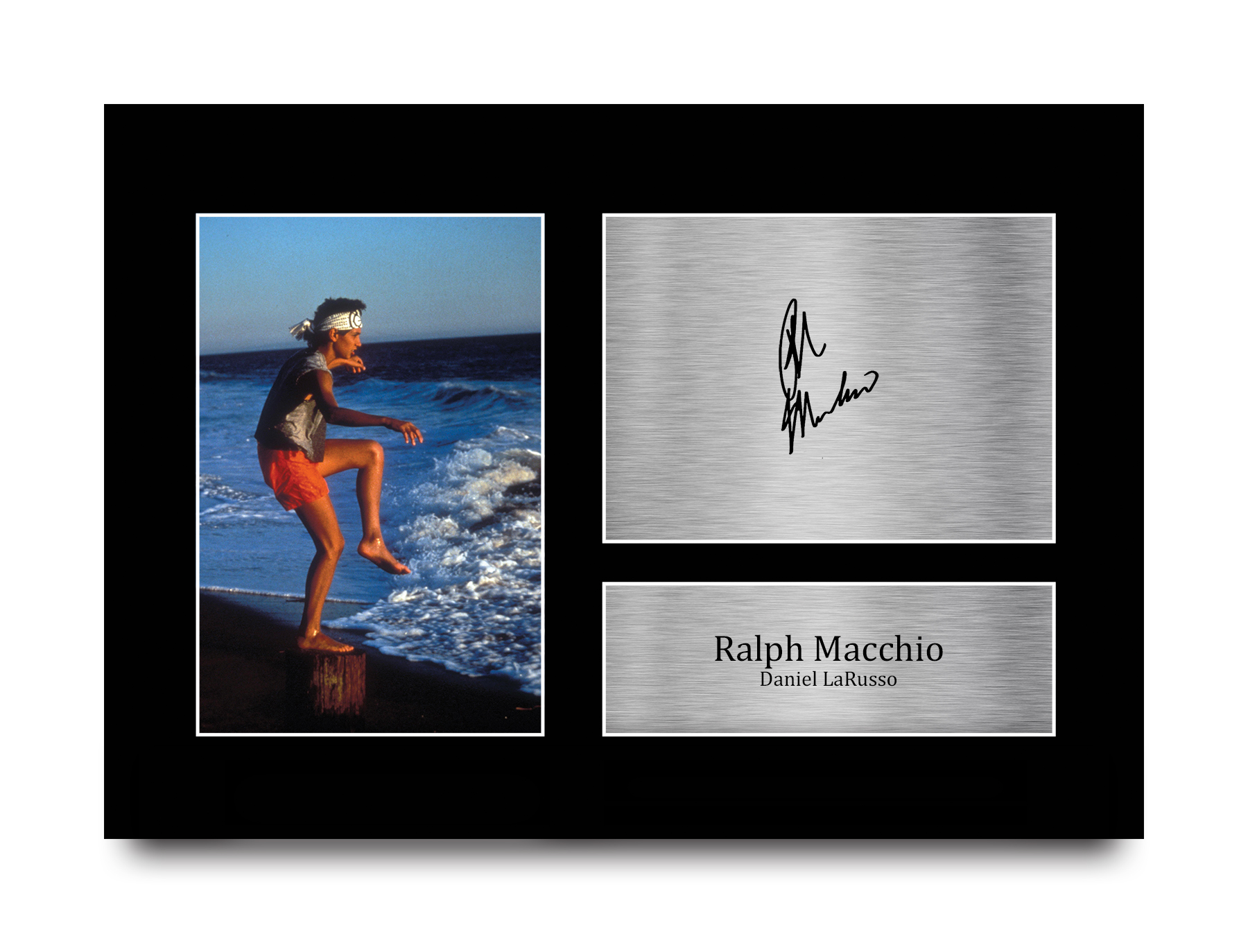 Ralph Macchio The Karate Kid Gift Framed Autograph Picture Print to Movie Fans - Picture 17 of 24