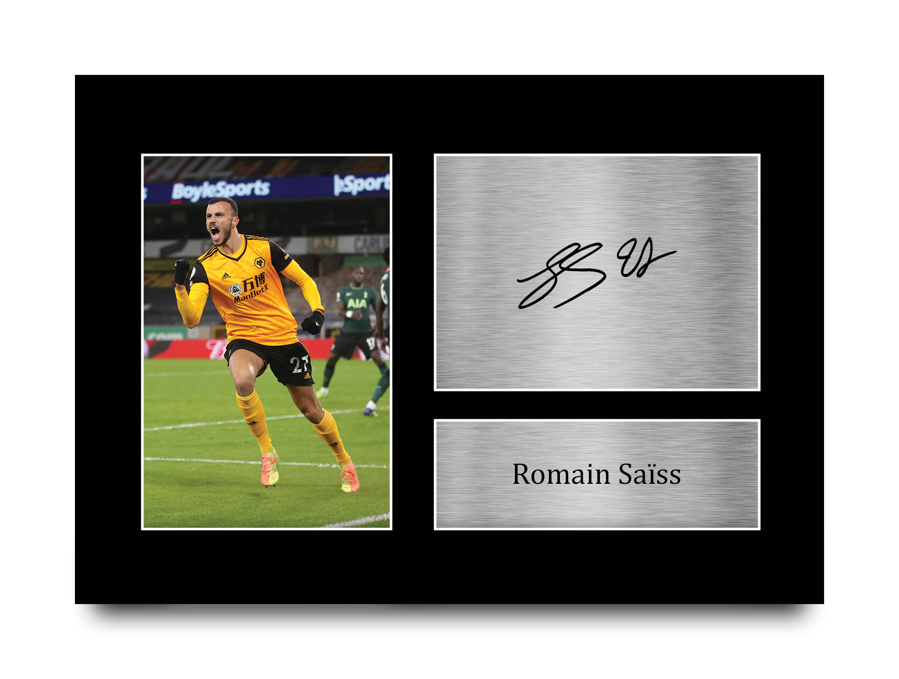 Romain Saiss Wolves Great Gift Idea Printed Autograph Picture for Football Fans - Imagen 10 de 17