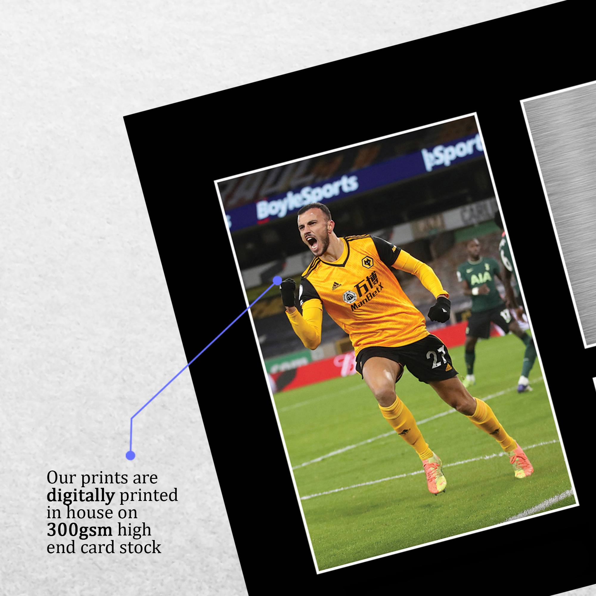 Romain Saiss Wolves Great Gift Idea Printed Autograph Picture for Football Fans - Imagen 13 de 17