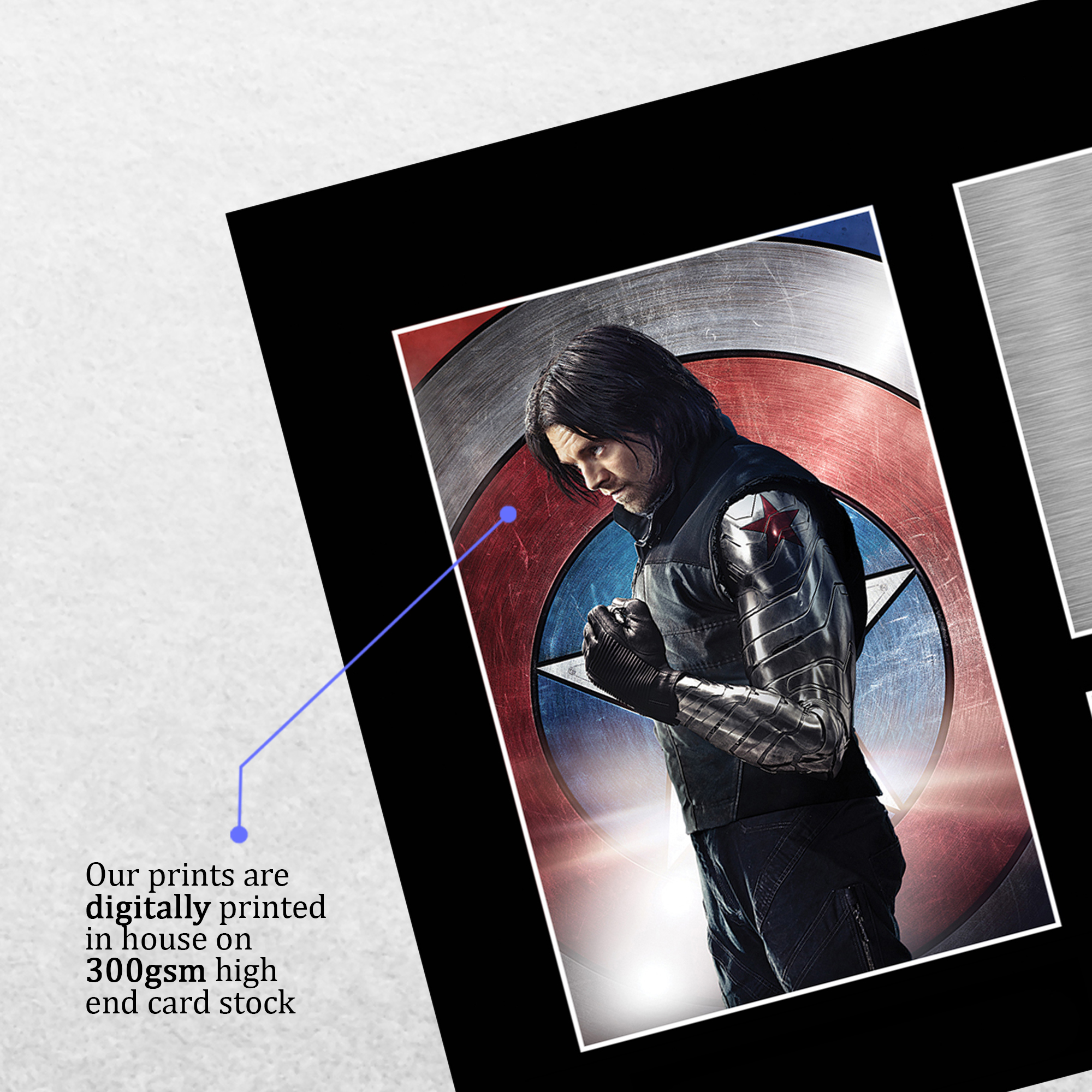 Sebastian Stan Bucky Barnes Gift Signed Autograph Picture Print to Movie Fans - Picture 13 of 24