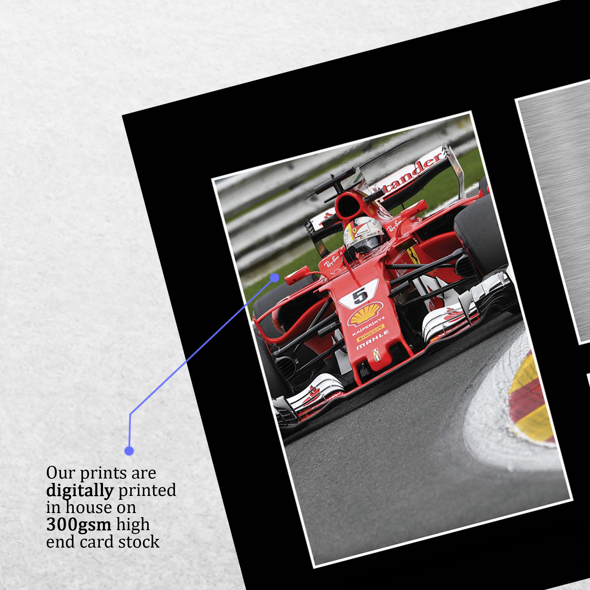 Sebastian Vettel Signed Pre Printed Autograph A4 Photo Gift For a F1 Fan - Foto 13 di 17