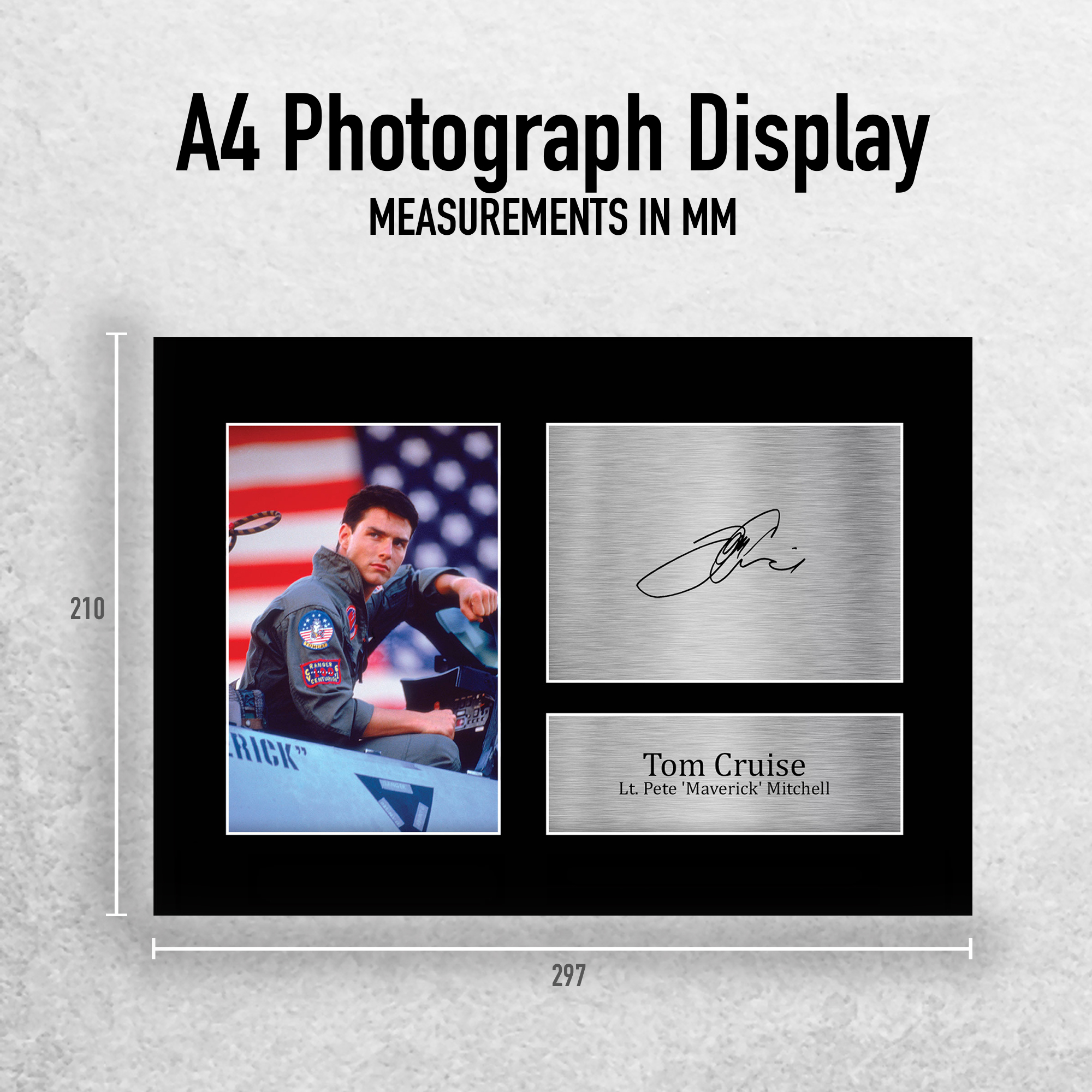 Top Gun Maverick Cool Gift Idea Framed Autograph Picture Print to Movie Fans - Picture 3 of 59