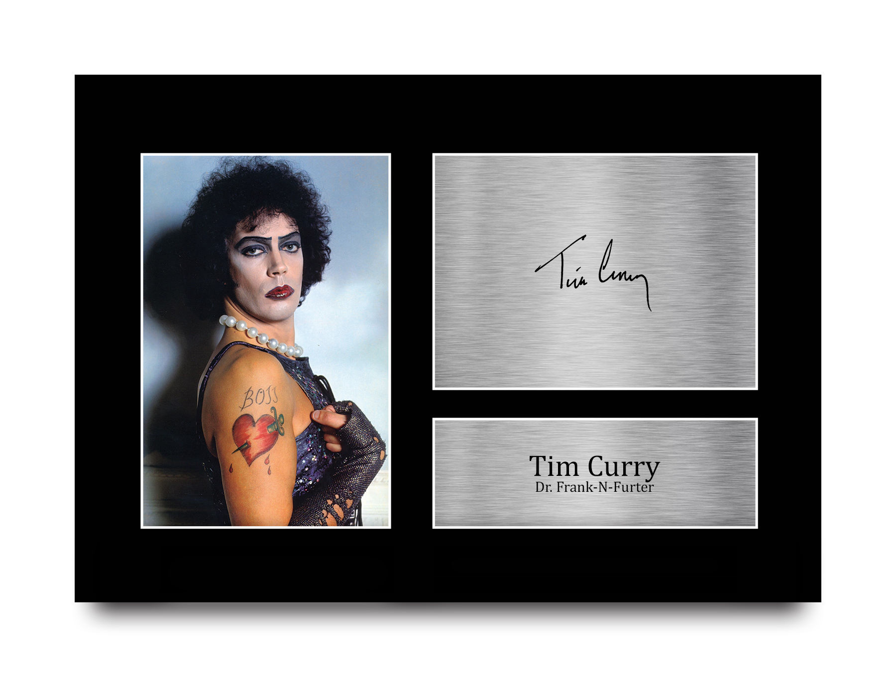 Tim Curry Rocky Horror Picture Show Autograph A4 Picture Print for Movie Fan