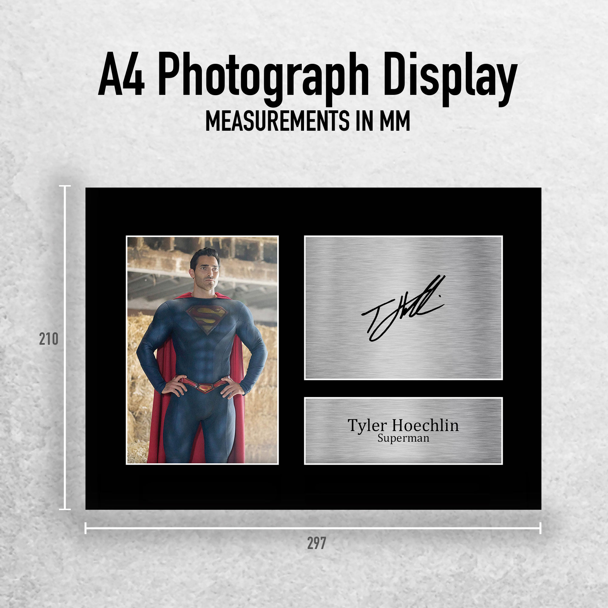 Tyler Hoechlin Excellent Gift Idea Printed Framed Autograph Picture for TV Fans - Picture 11 of 17