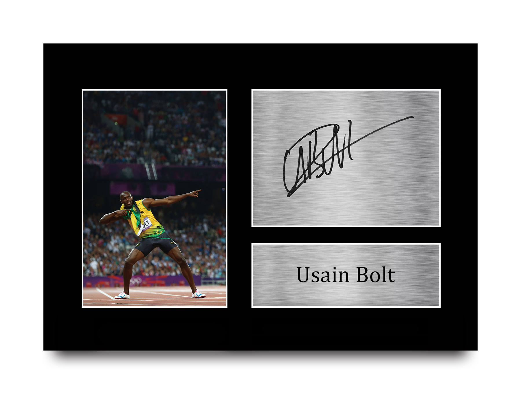 Usain Bolt Signed Pre Printed Autograph A4 Photo Gift For Jamaican Athletics Fan - Picture 10 of 17