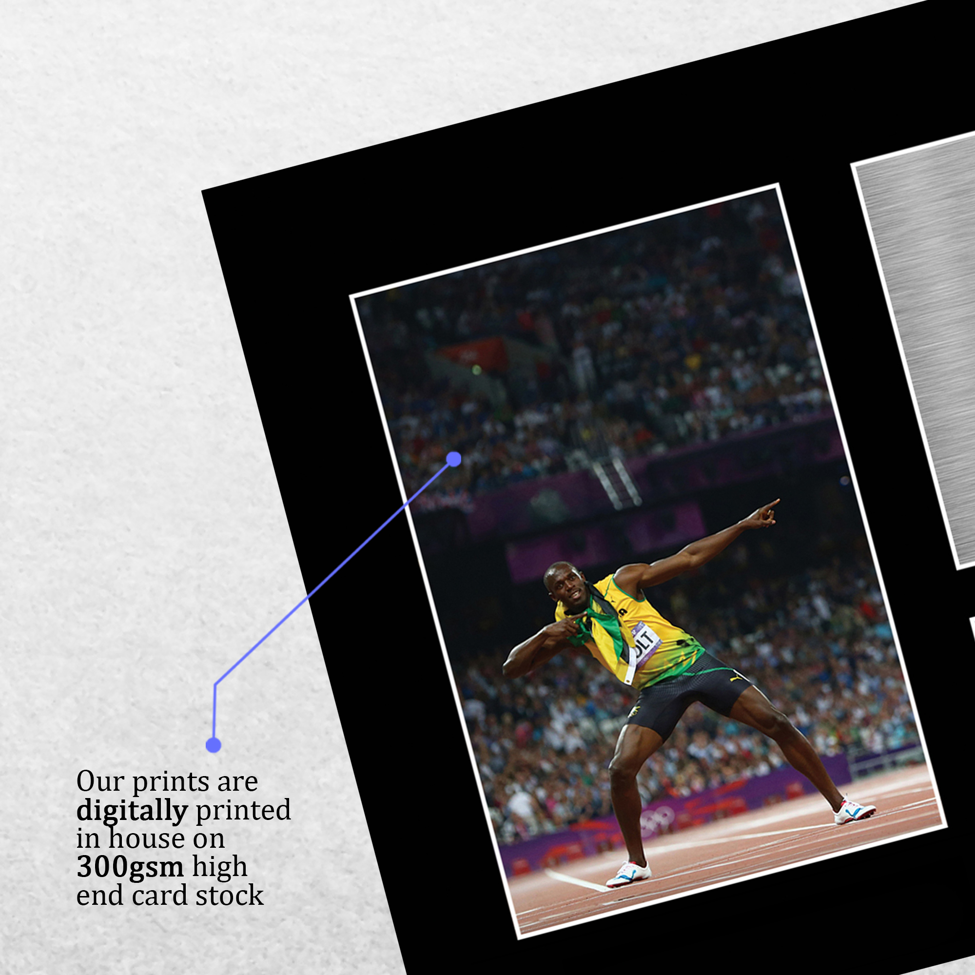 Usain Bolt Signed Pre Printed Autograph A4 Photo Gift For Jamaican Athletics Fan - Picture 13 of 17