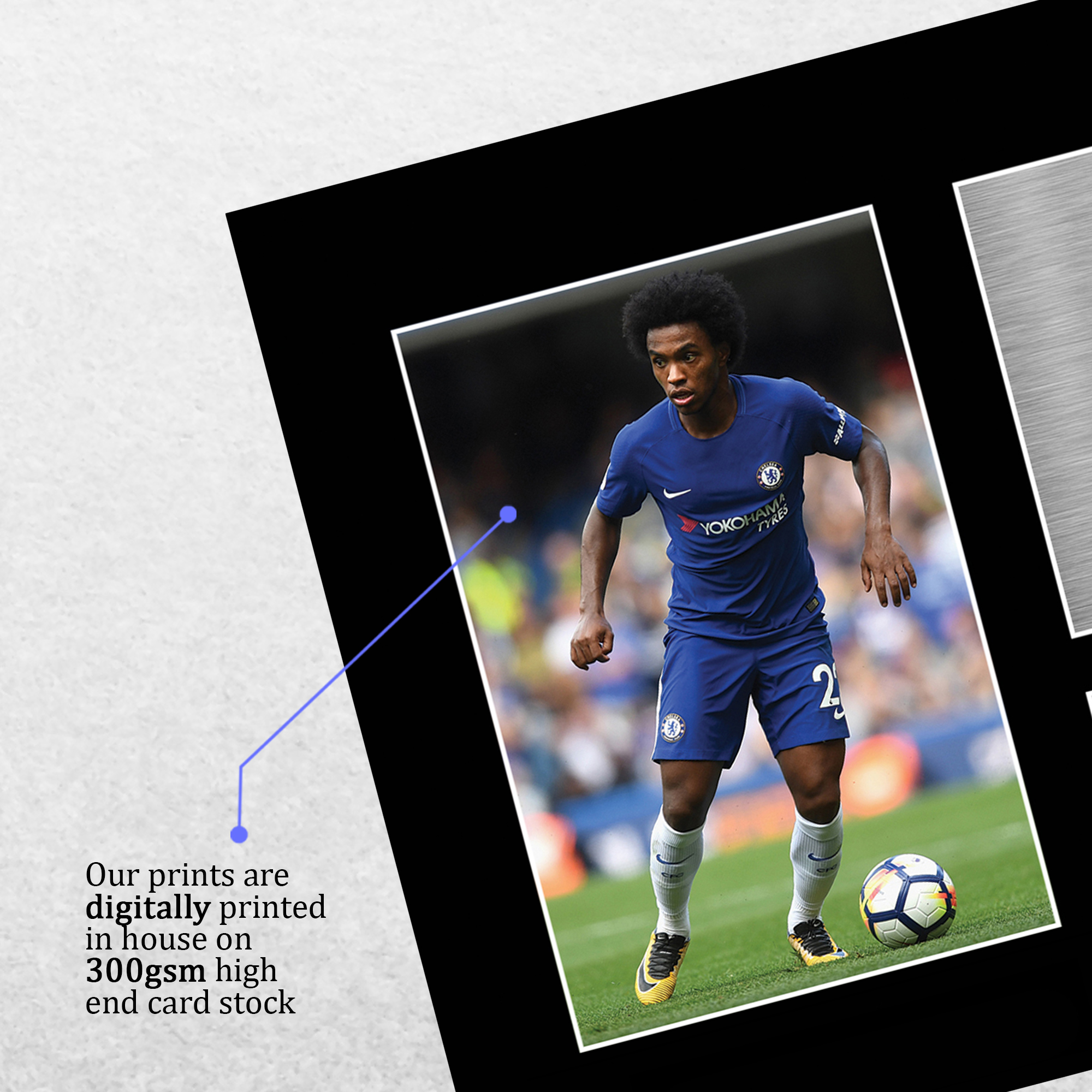 Willian Signed Pre Printed Autograph A4 Photo Gift For a Chelsea Fan - Imagen 5 de 17