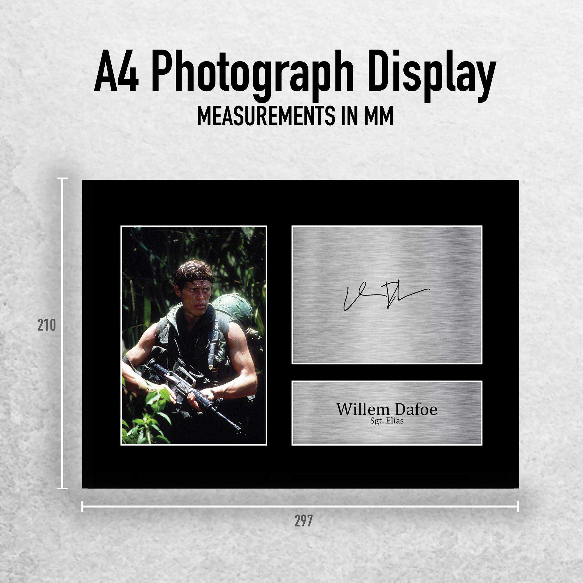 Willem Dafoe Platoon Gift Idea Signed Autograph A4 Picture Print to Movie Fans - Picture 11 of 17
