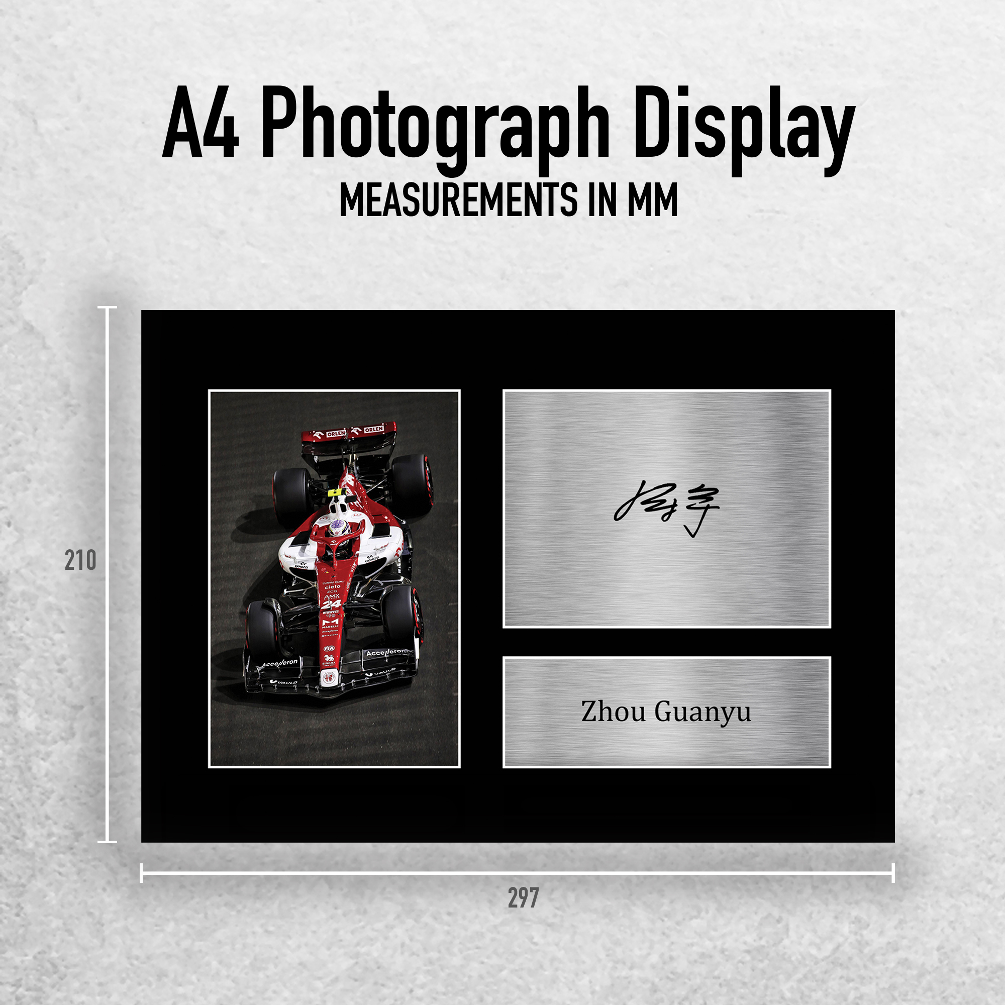 Zhou Guanyu Formel 1 Geschenkidee signierte Fotoabzüge für Fans der Formel 1 Formel 1 - Bild 11 von 17