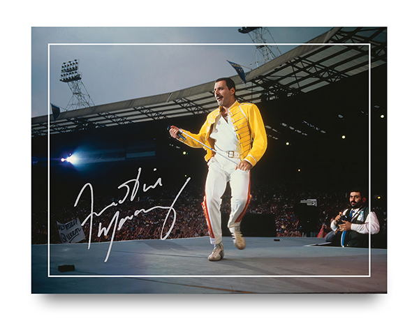 Freddie Mercury Signed Queen Musician 8x6 Pre Printed Autograph
