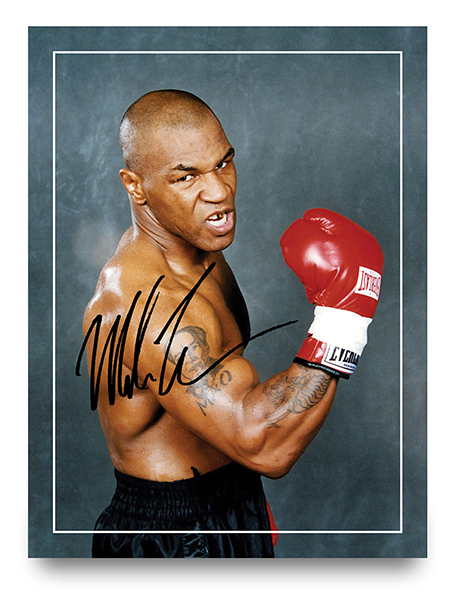 Mike Tyson Signed Boxing Collectible 8x6 Pre Printed Autograph