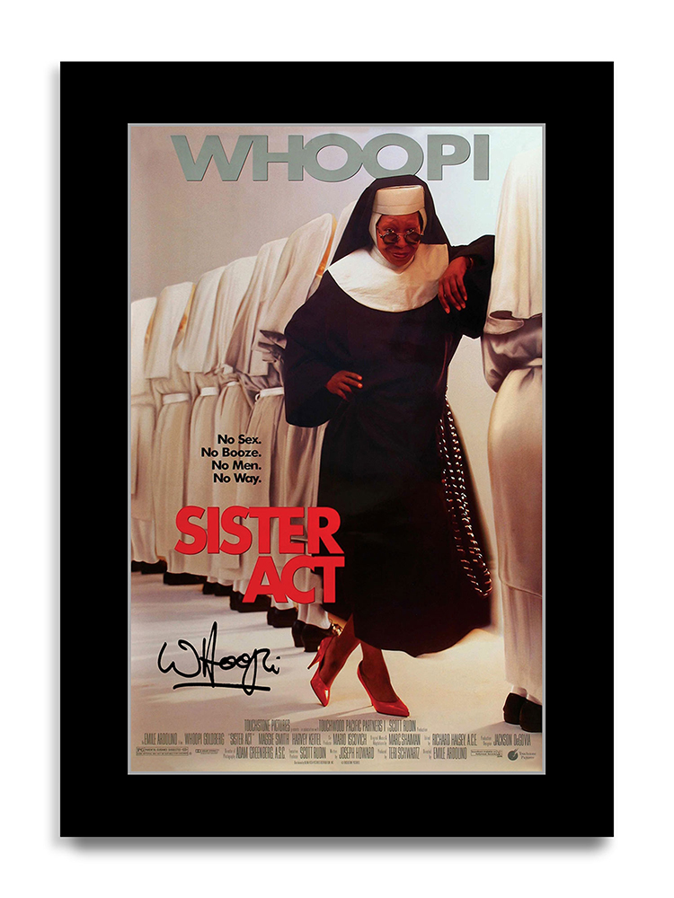 Sister Act Movie Poster Pre-Printed Autograph Print Gift Item Decor