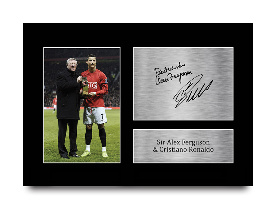 Cristiano Ronaldo & Sir Alex Ferguson Manchester United Signed for
